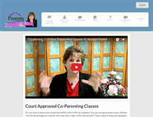 Tablet Screenshot of parentsinconflict.com